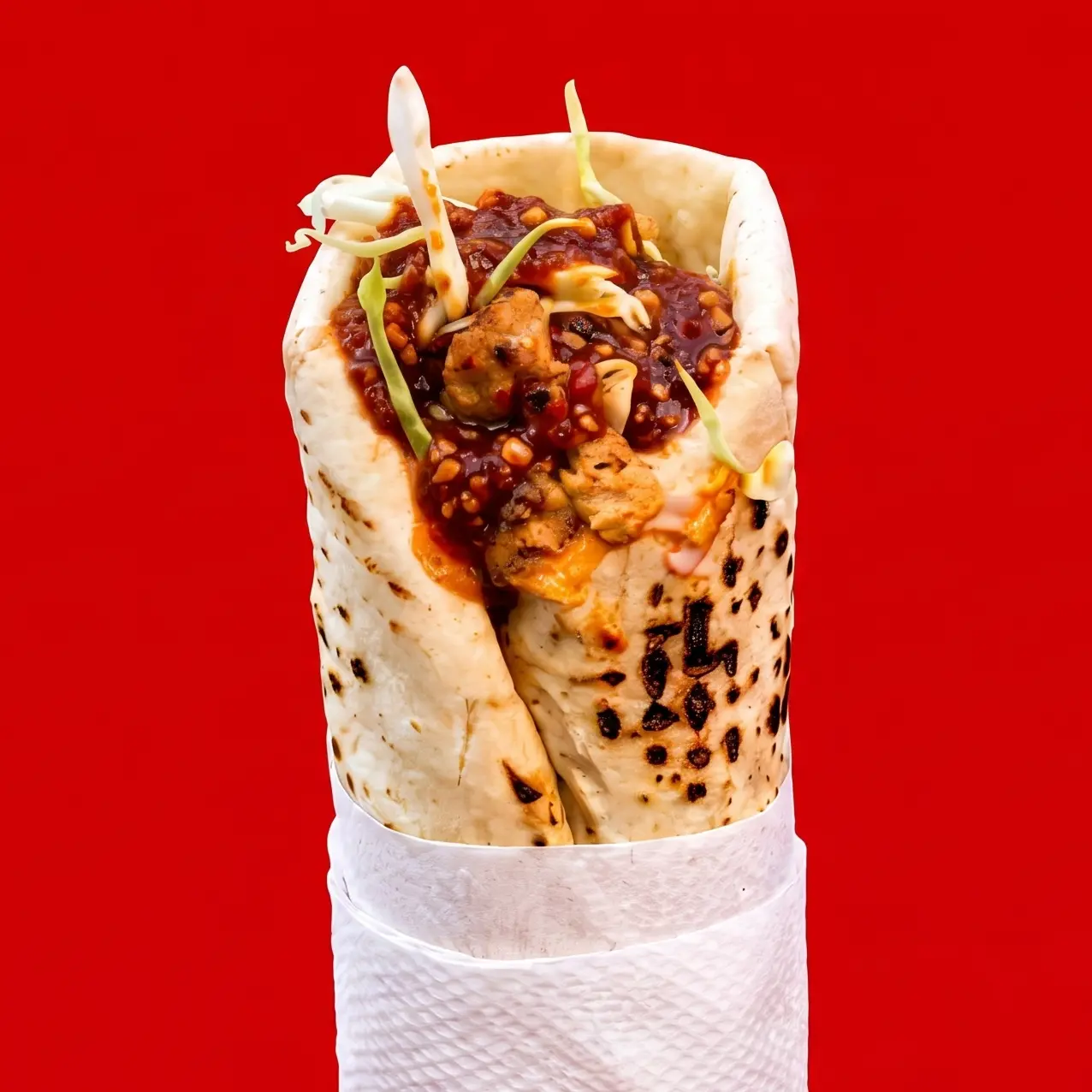 Chicken Shawarma with Shezwan