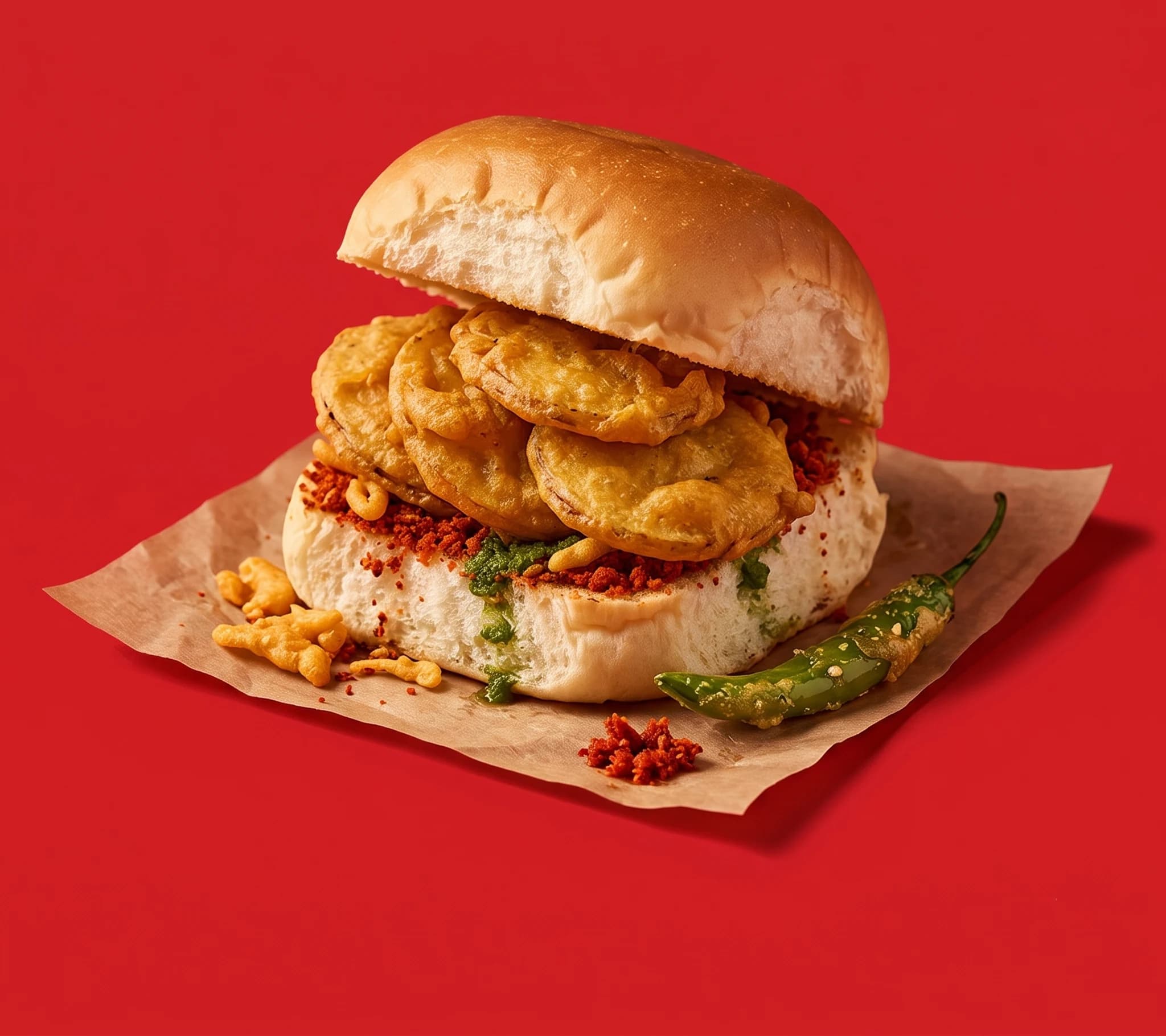 Aloo Bhajiya Pav